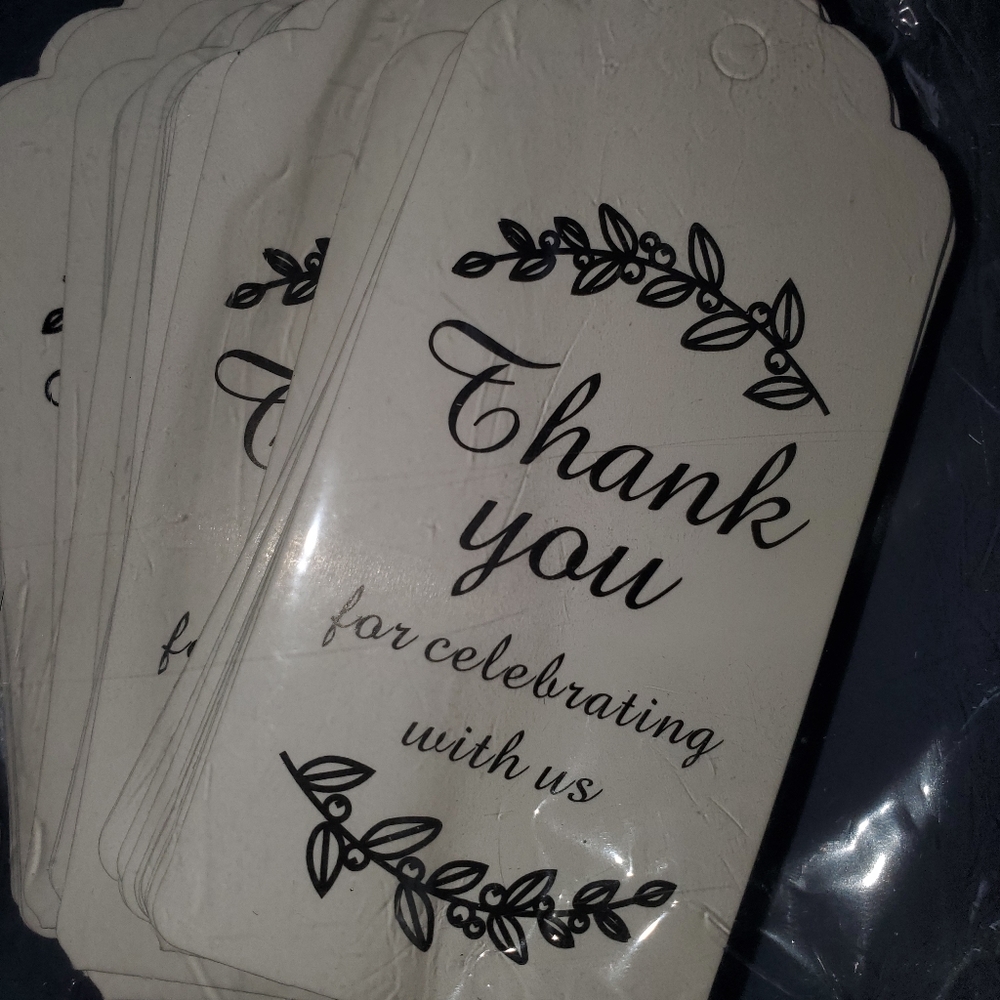 Thank you wedding Tags